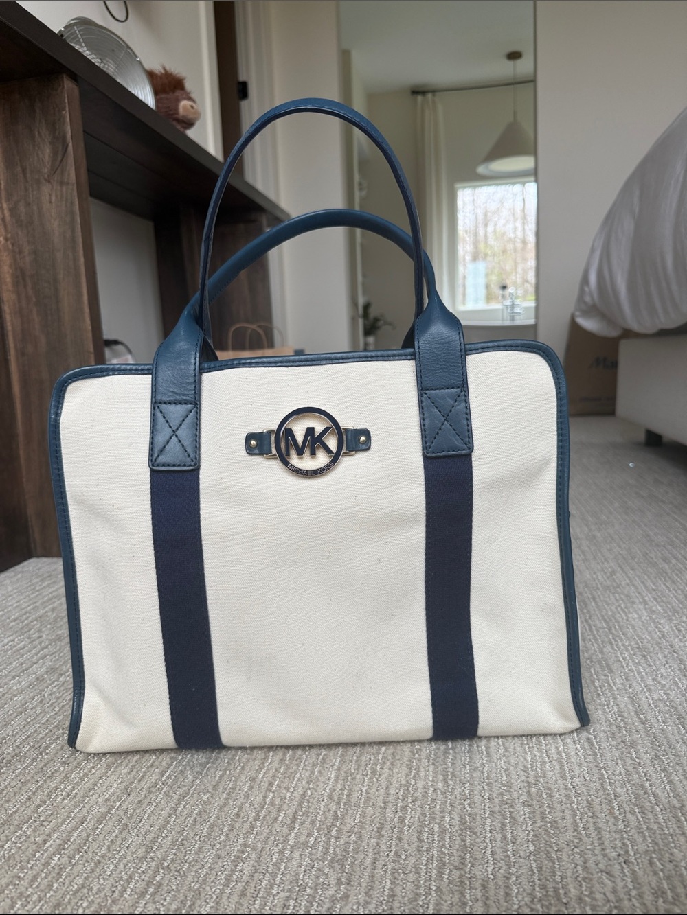 MK canvas tote